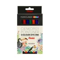 Cienkopis 0.4mm 6kol Pentel S40-ST6PL