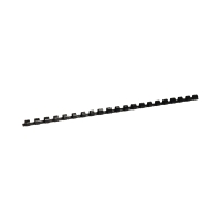 Grzbiet plastikowy 8mm czarny 40k Fellowes
