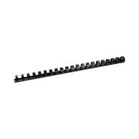 Grzbiet plastikowy 16mm czarny 120k Fellowes (100)