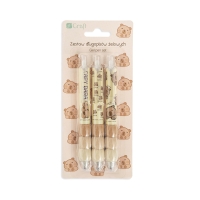 Długopisy żelowe czarne z motywem Kapibara (3)