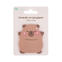 Karteczki samoprzylepne 62x60/30 Happy Kapibara