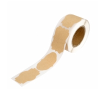 Naklejki na rolce 5x3 Kraft Vintage (250)