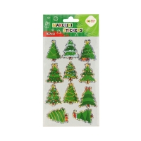 Naklejki ozdobne Effect 10x20cm Xmas Tree HappyColor