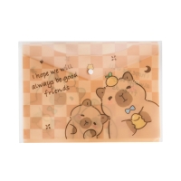 Teczka kopertowa A4 kratka Kapibara