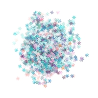 Cekiny opalizujące pastel Śnieżynki 20g