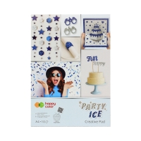 Blok Party A4/10 holo/brokat 75-150g HappyColor Ice