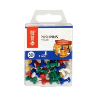 Pinezki tablicowe (50) plastik MemoBe MP002-99
