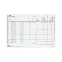 Karta ewidencji obecności pracy A5 OS-227