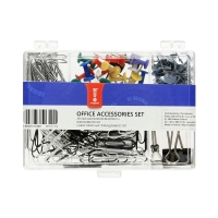 Zestaw spinacze/pinezki/klipy (153) Memobe