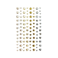 Kryształki samoprzylepne 3/4/5/6mm beżowe (104)