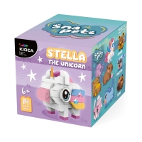 Klocki Snapets biały jednorożec stella Kidea