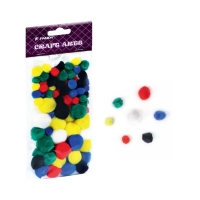 Pompony kolorowe mix (78) Fandy