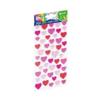 Naklejki wypukłe serca w kratkę Fiorello GR-NP148