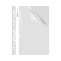 Skoroszyt sztywny z perforacją A4/ECOnomy biały Biurfol STP-02