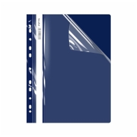Skoroszyt sztywny z perforacją A4/ECOnomy granat Biurfol STP-02