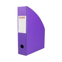 Pojemnik na czasopisma 70mm fiolet/Violet PVC Biurfol