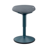 Stołek ergonomiczny pozycja siedząca ciemnoszary Ergo Leitz