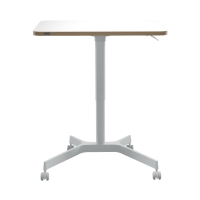 Biurko regulowane białe Ergo Leitz