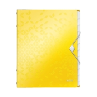 Teczka segregująca A4/12 żółta New Wow Leitz