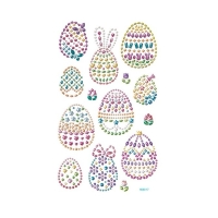 Naklejki z kryształkami Jajka (14)