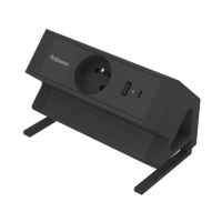 Listwa zasilająca na biurko czarna PowerDesk Fellowes