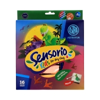 Masa plastyczna 16kol Dinozaury Sensorio Kids 336123024