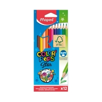 Kredki ołówkowe 12kol trójkątne Maped 183212