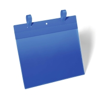 Kieszeń magazynowa z paskami montażowymi A4 pozioma niebieska Durable