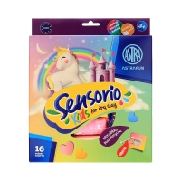 Masa plastyczna 16kol Jednorożec Sensorio Kids Astra
