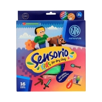 Masa plastyczna 16kol Pixel Sensorio Kids Astra