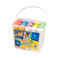 Kreda kolorowa Jumbo Astra w wiaderku (15)