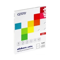 Etykiety uniwersalne 210x148/2 białe Grand - 100 ark.