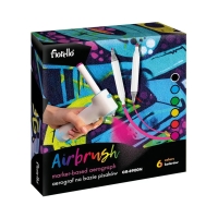 Zestaw pistolet do malowania + markery 6kol Airbrush Fiorello GR-8900N