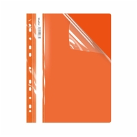 Skoroszyt sztywny z perforacją A4/ECOnomy pomarańczowy Biurfol STP-02