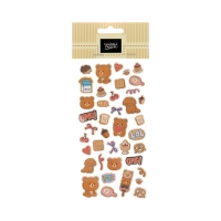 Naklejki ozdobne ENJOY brązowe Galeria Papieru