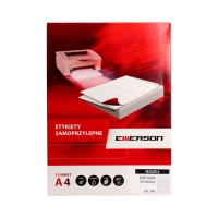 Etykiety uniwersalne 48.5x25.4 białe Emerson (100)