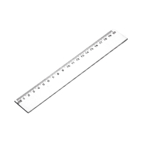 Linijka 20cm plastik KwTrade GR-896