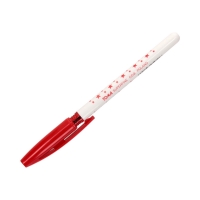Długopis w gwiazdki 0.50mm czerwony S-Fine Toma TO-059
