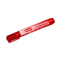Marker permanentny 1.0-5.0mm czerwony ścięty D'Rect TH2160