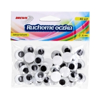 Oczka ruchome 16mm Brewis