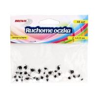 Oczka ruchome mix 6.8.10 rzęsy Brewis (44)