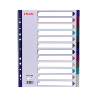 Przekładki PP A4 12k Maxi Multicolor