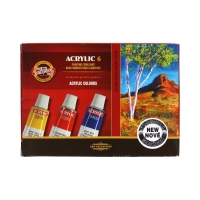 Farba akrylowa 6kol/16ml KIN 162701