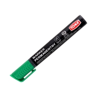 Marker permanentny 1-5mm zielony ścięty Toma TO221
