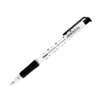 Długopis w gwiazdki automatyczny czarny Super-Fine Toma TO-069