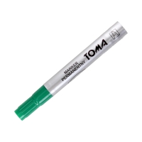 Marker permanentny 1.5mm zielony okrągły Toma TO090