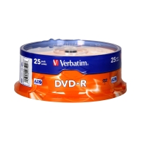 Płyta DVD-R cake(25) 16x Verbatim 4.7GB 43522