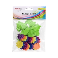 Nalepka pianka Kwiatki/10 PVC33 Brewis