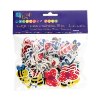 Naklejki pianki nadruk świat owadów (75)