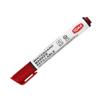 Marker tablic 1-5mm czerwony ścięty Toma